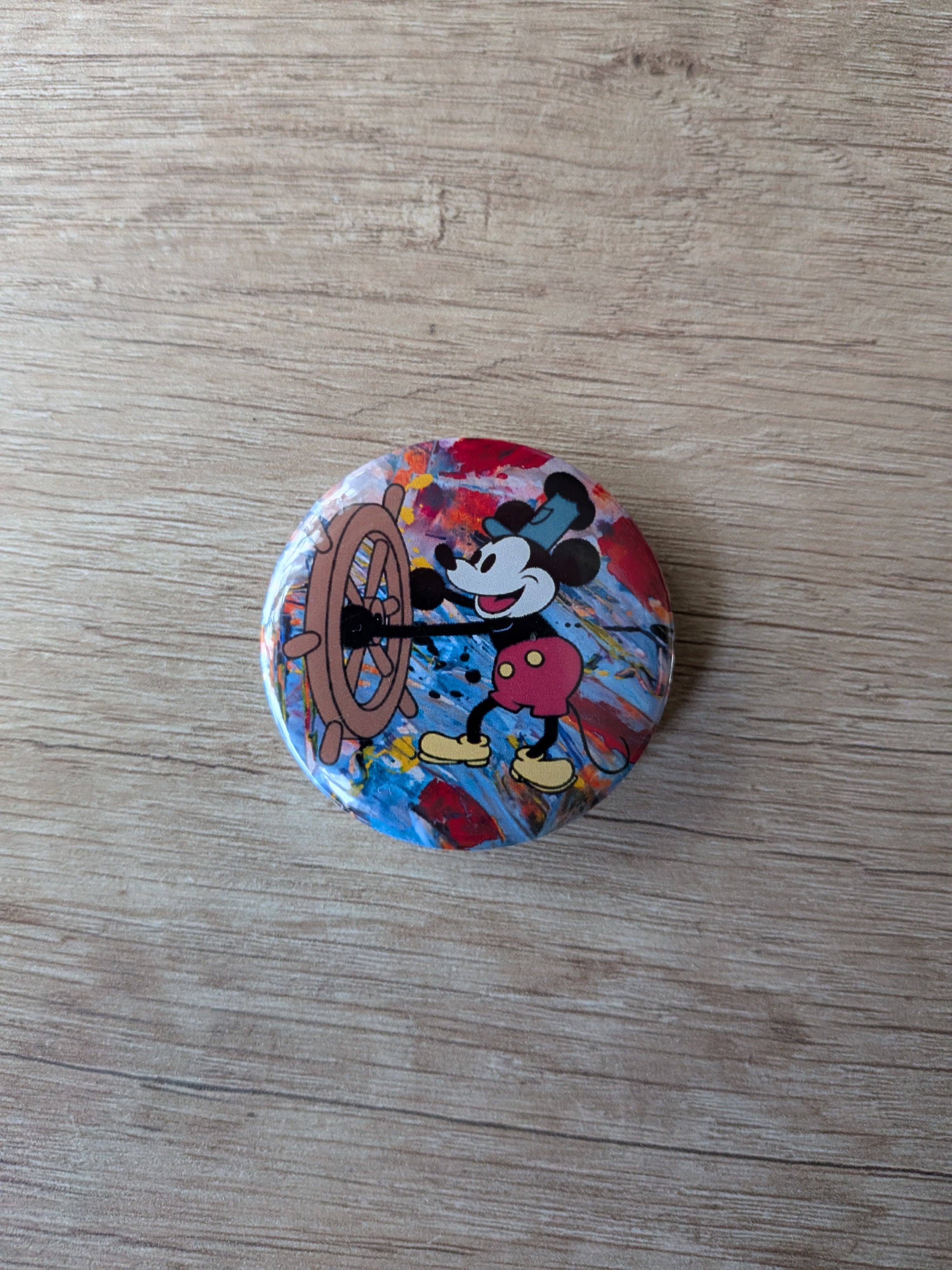 Steamboat Willie Button