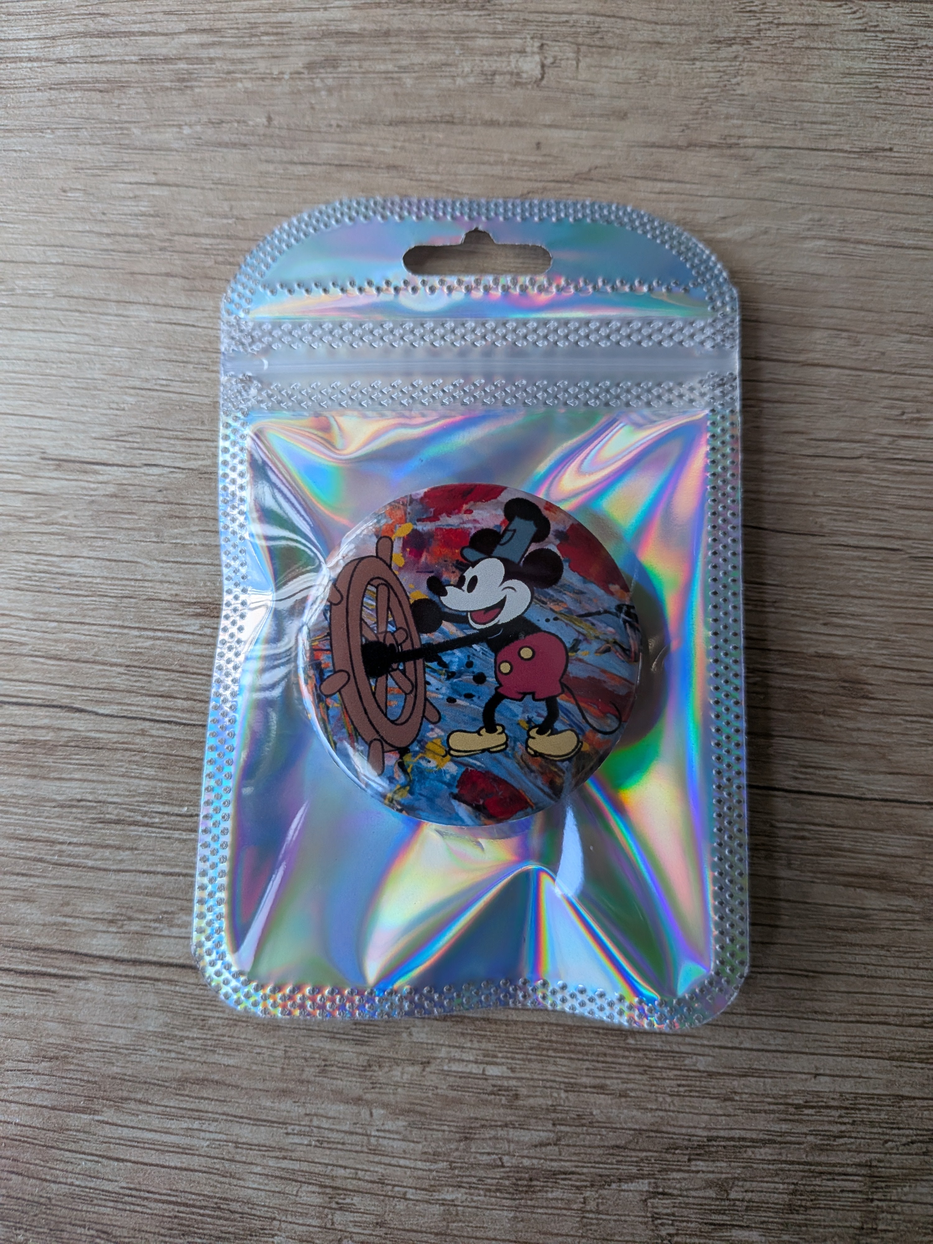 Steamboat Willie Button