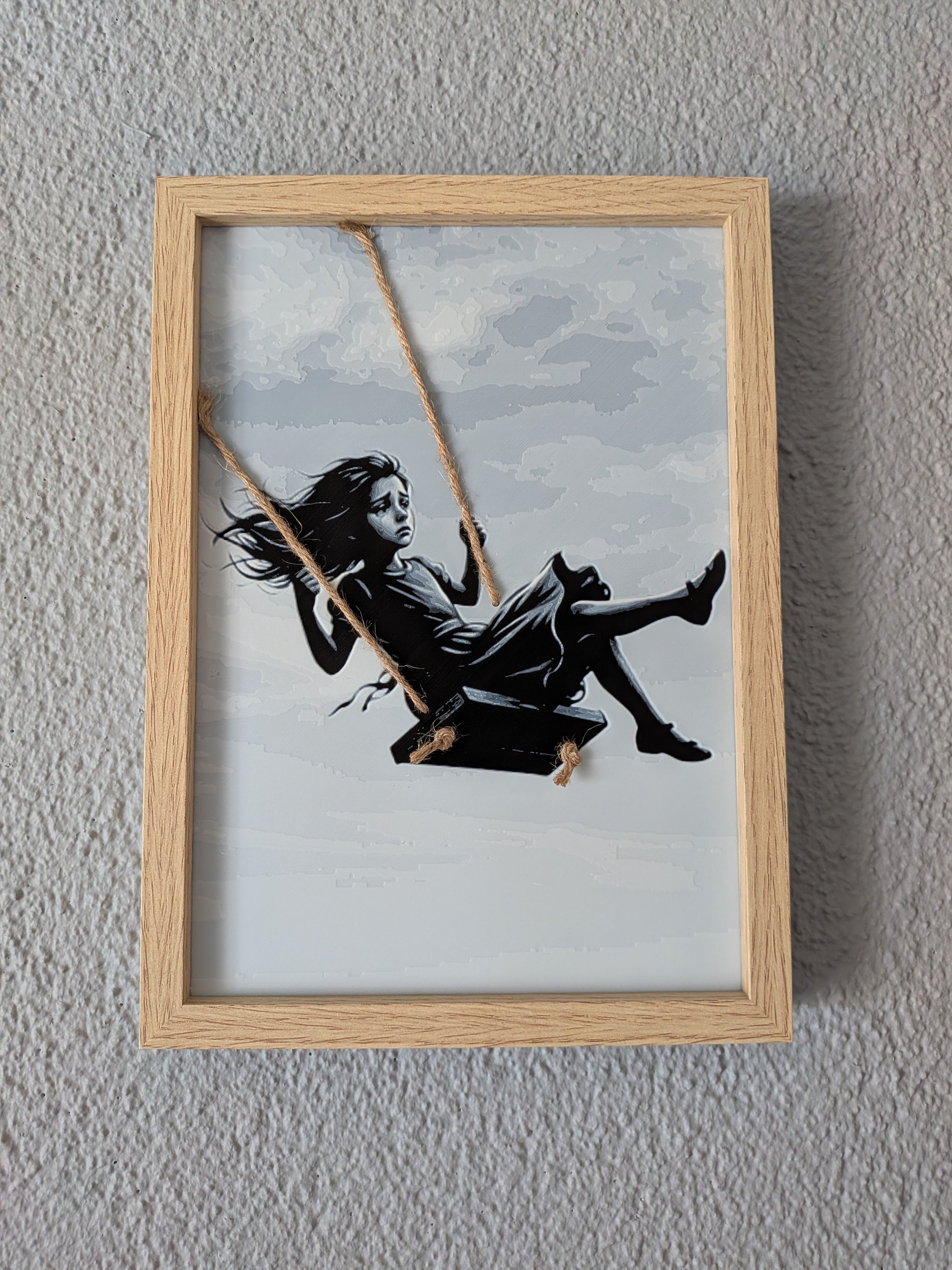 Meisje op de Schommel