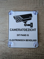 Cameratoezicht Bord Raam