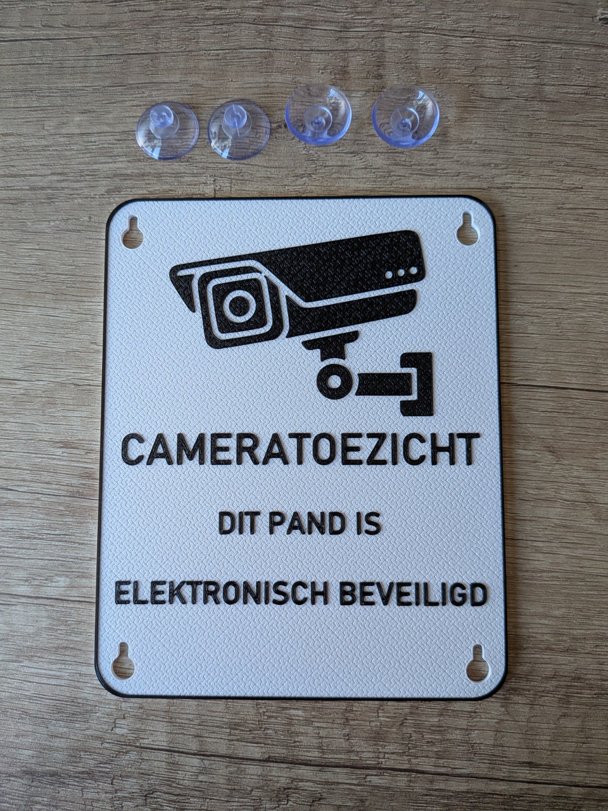 Cameratoezicht Bord Raam