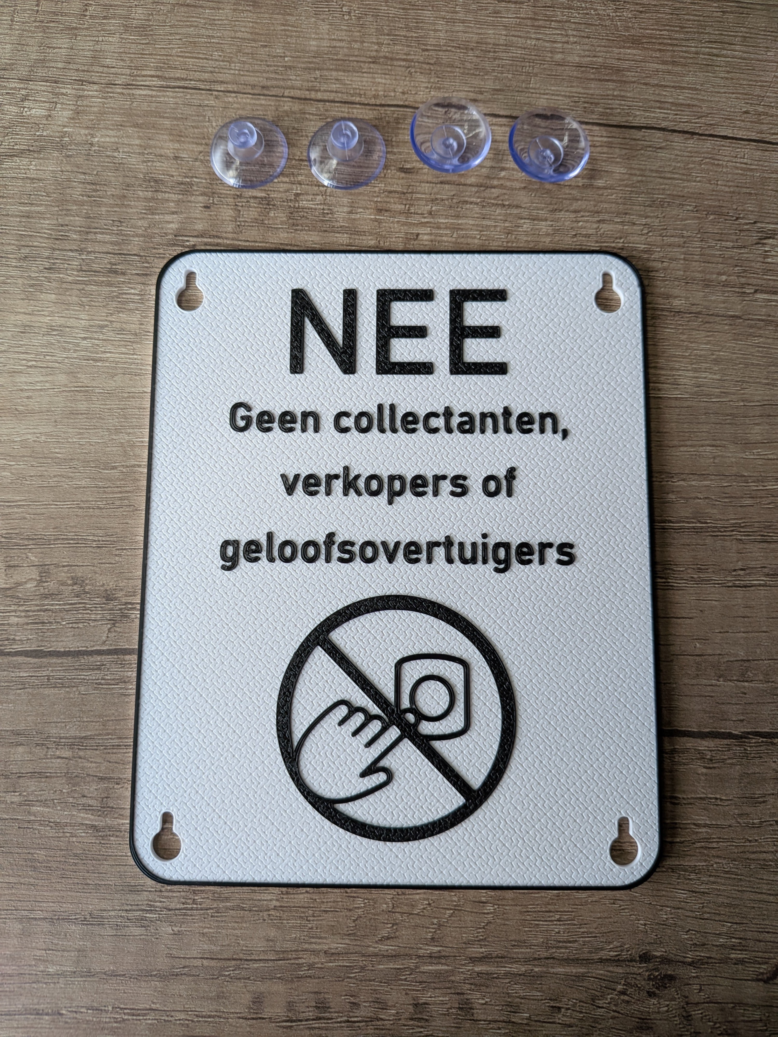🛑 NEE Bord Raam